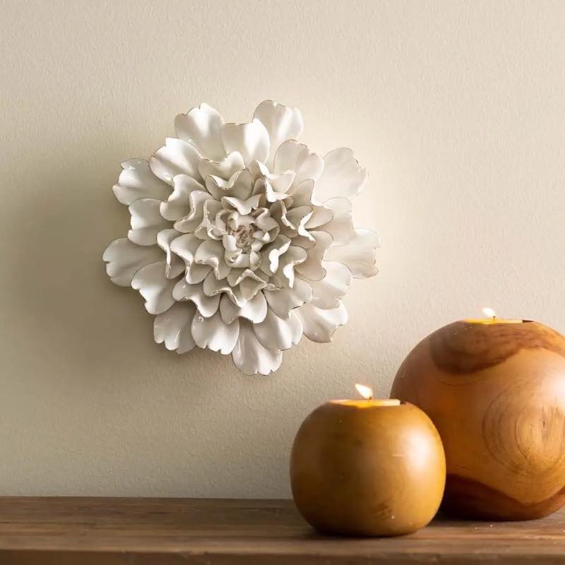 Ceramic Wall Flowers, 8